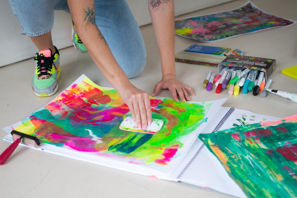 artist brand photography by vancouver photographer Karina Louise